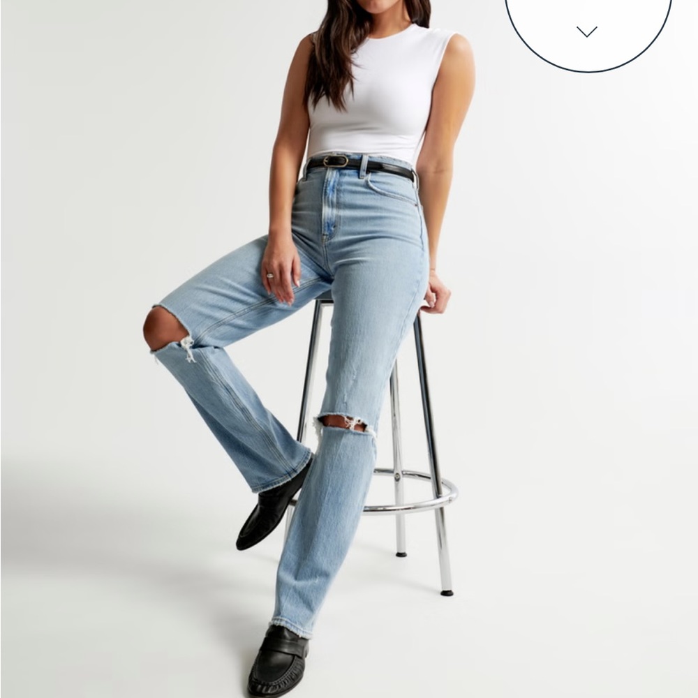 Curve Love Ultra High Rise 90s Straight Jean